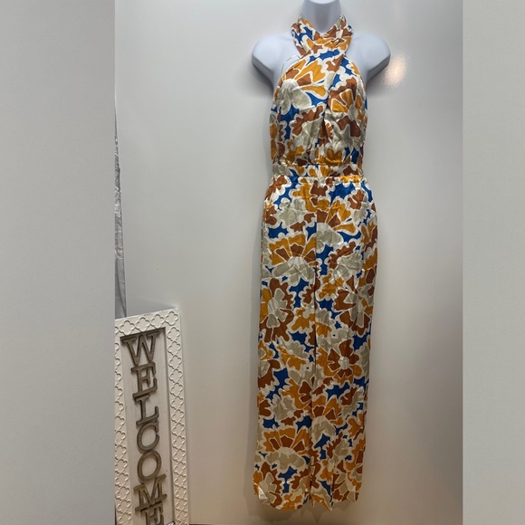 Anthropologie DOLAN Printed Halter Jumpsuit - Picture 5 of 8